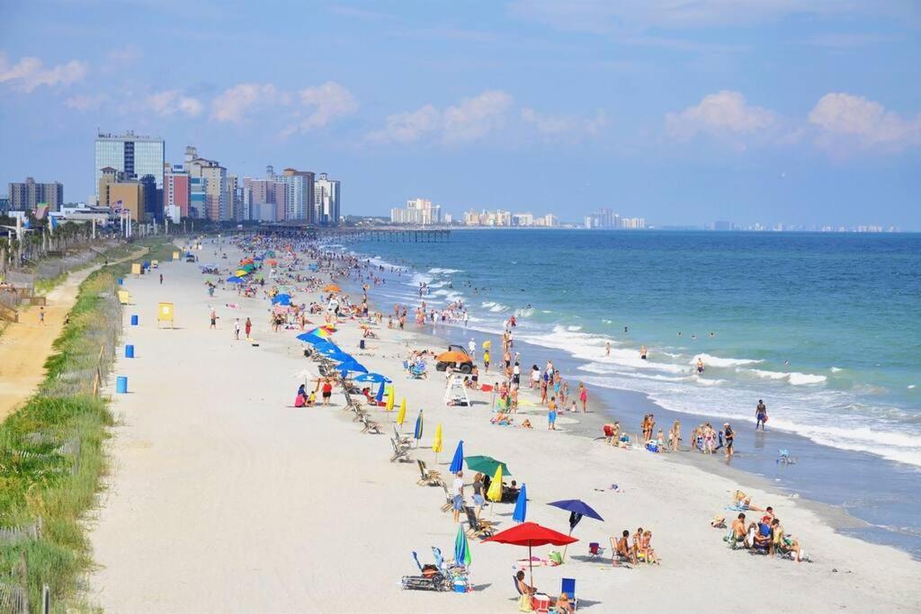 *2Br Oceanfront Retreat*King Ensuite*Pool*Nmb Cherry Grove*Pc4 Myrtle Beach Buitenkant foto