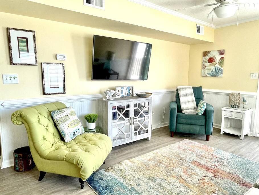*2Br Oceanfront Retreat*King Ensuite*Pool*Nmb Cherry Grove*Pc4 Myrtle Beach Buitenkant foto