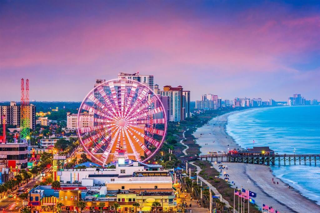 *2Br Oceanfront Retreat*King Ensuite*Pool*Nmb Cherry Grove*Pc4 Myrtle Beach Buitenkant foto
