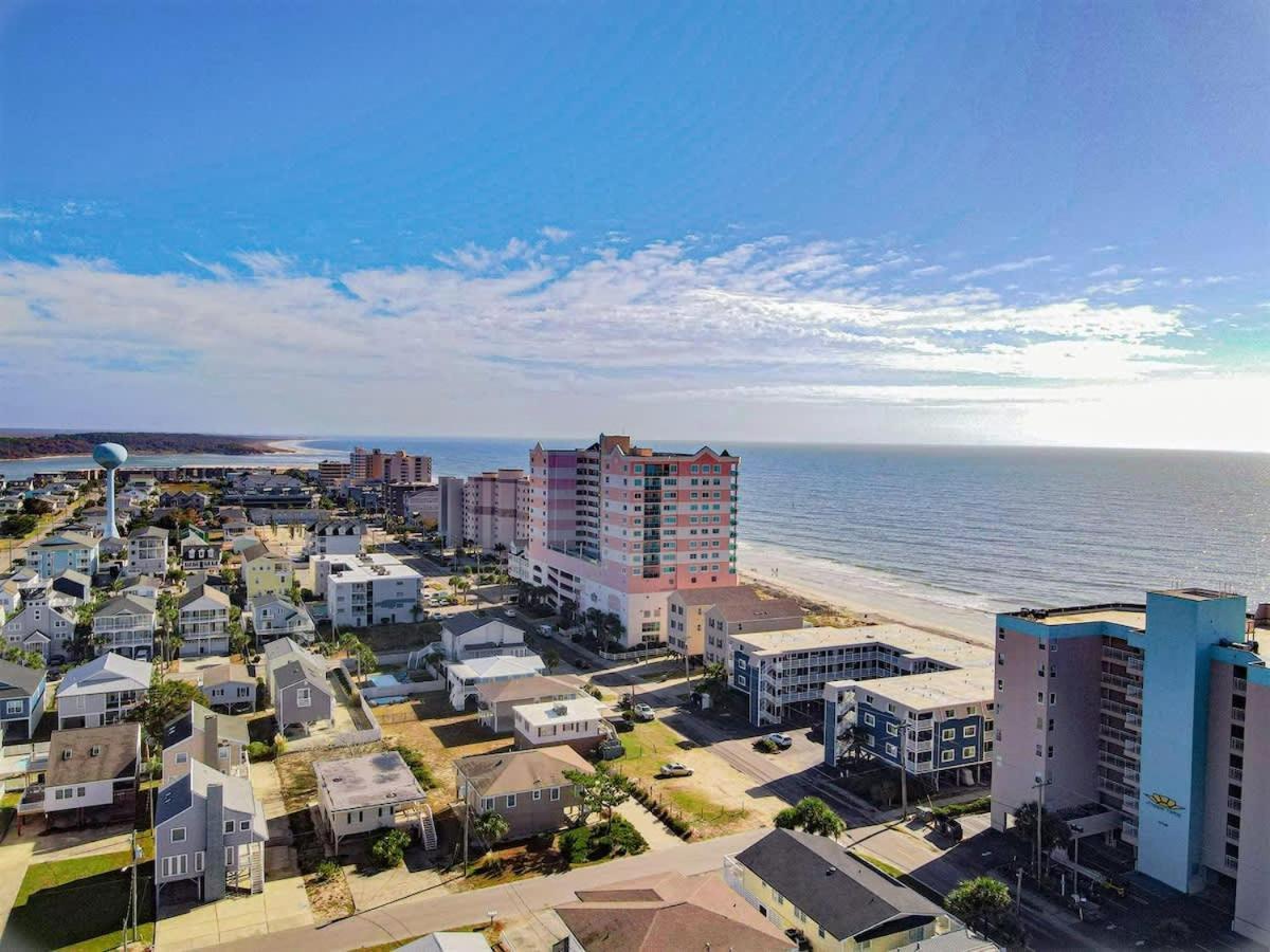 *2Br Oceanfront Retreat*King Ensuite*Pool*Nmb Cherry Grove*Pc4 Myrtle Beach Buitenkant foto