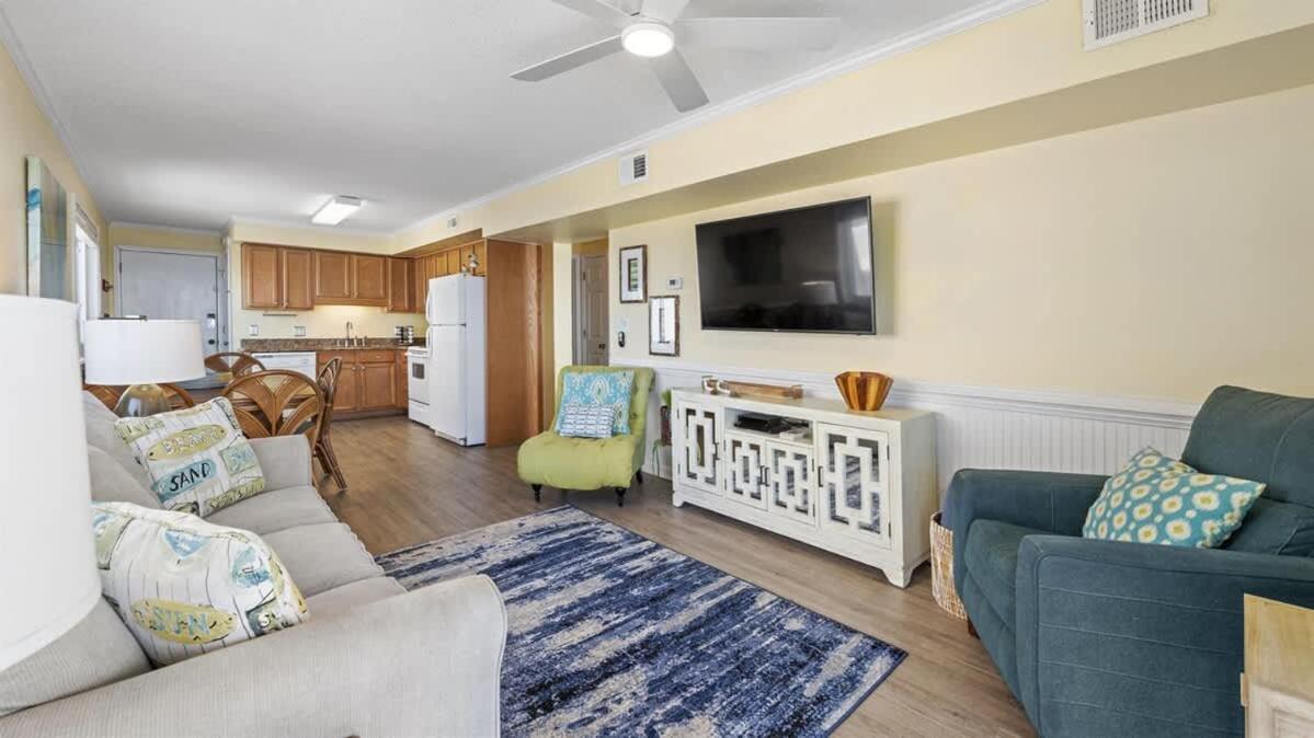 *2Br Oceanfront Retreat*King Ensuite*Pool*Nmb Cherry Grove*Pc4 Myrtle Beach Buitenkant foto