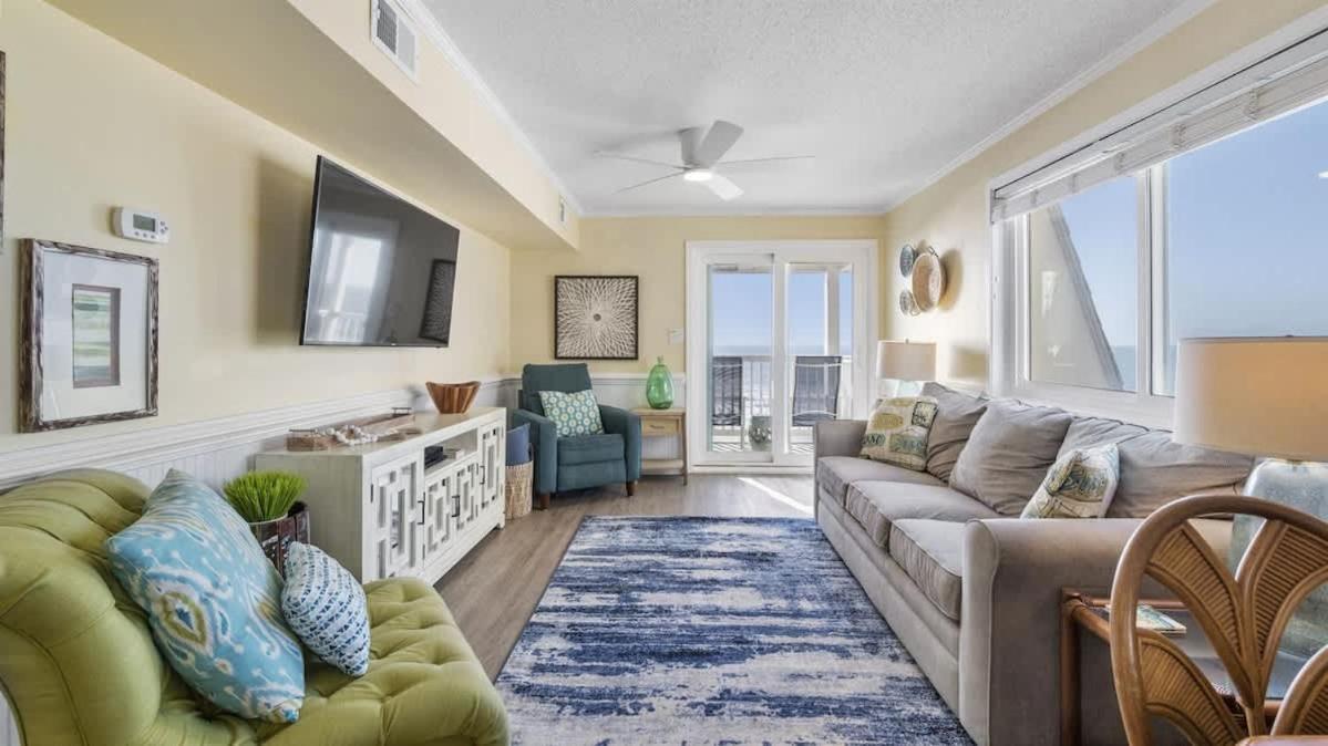 *2Br Oceanfront Retreat*King Ensuite*Pool*Nmb Cherry Grove*Pc4 Myrtle Beach Buitenkant foto