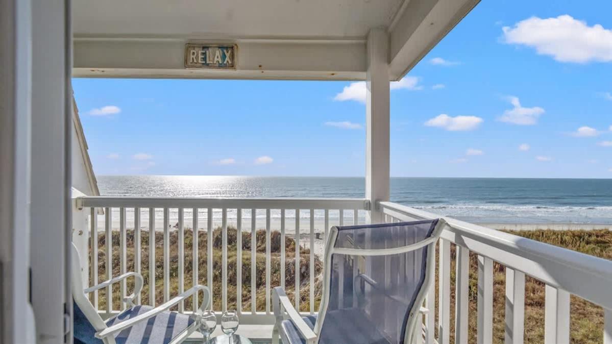 *2Br Oceanfront Retreat*King Ensuite*Pool*Nmb Cherry Grove*Pc4 Myrtle Beach Buitenkant foto